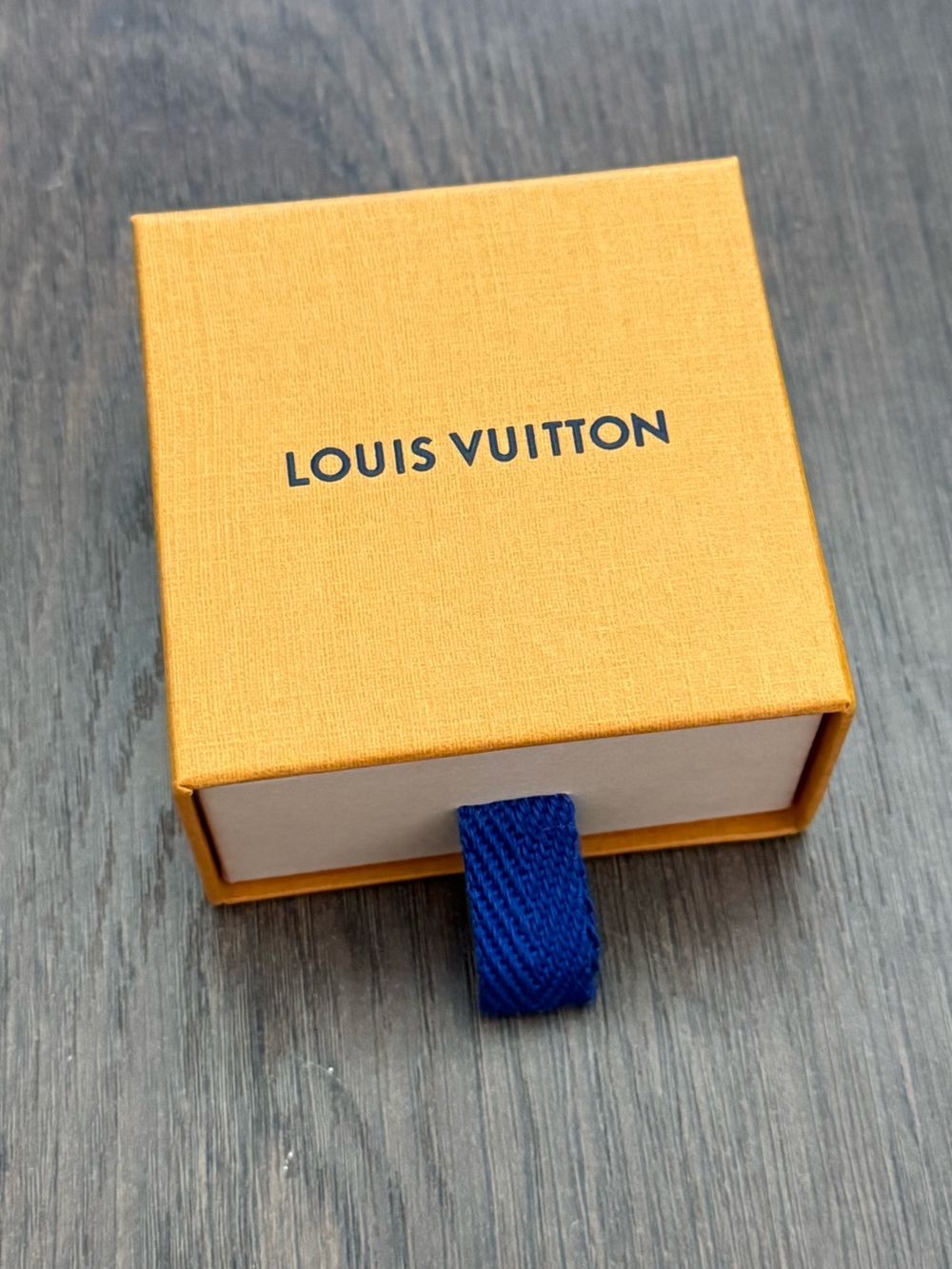 Louis Vuitton Orange Box with Blue Pull-Tab